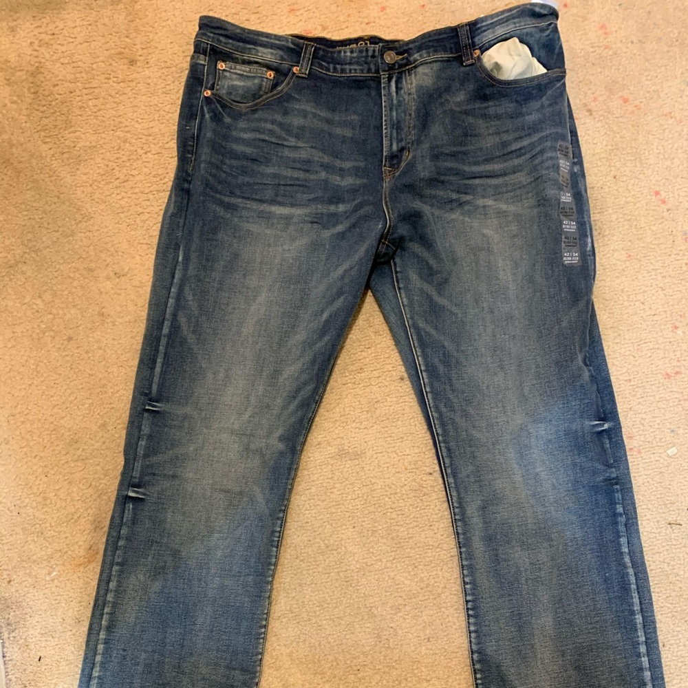 Medium wash jeans